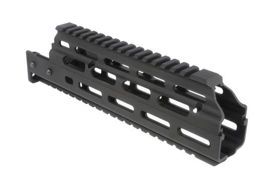 The TWS AK47 Handguard Gen 3 short top features M-LOK slots for attaching lights